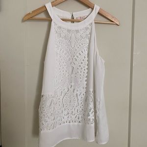 Detailed high neck top